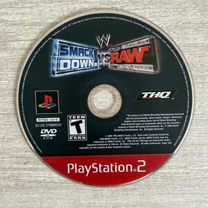 WWE SmackDown VS. Raw Sony PlayStation 2 PS2 Game Disc Only